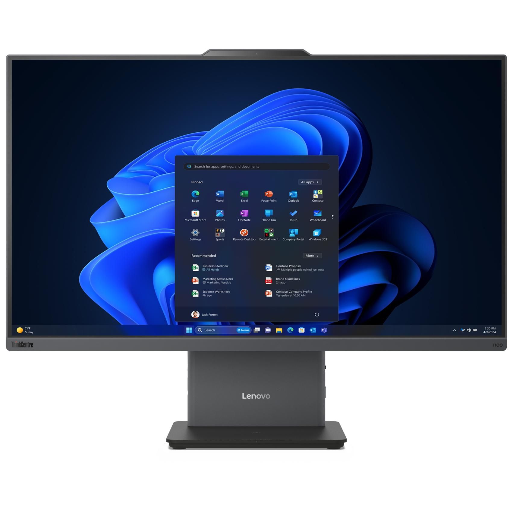 Lenovo ThinkCentre neo 27 Gen 5 12SB000HFR - vue 5