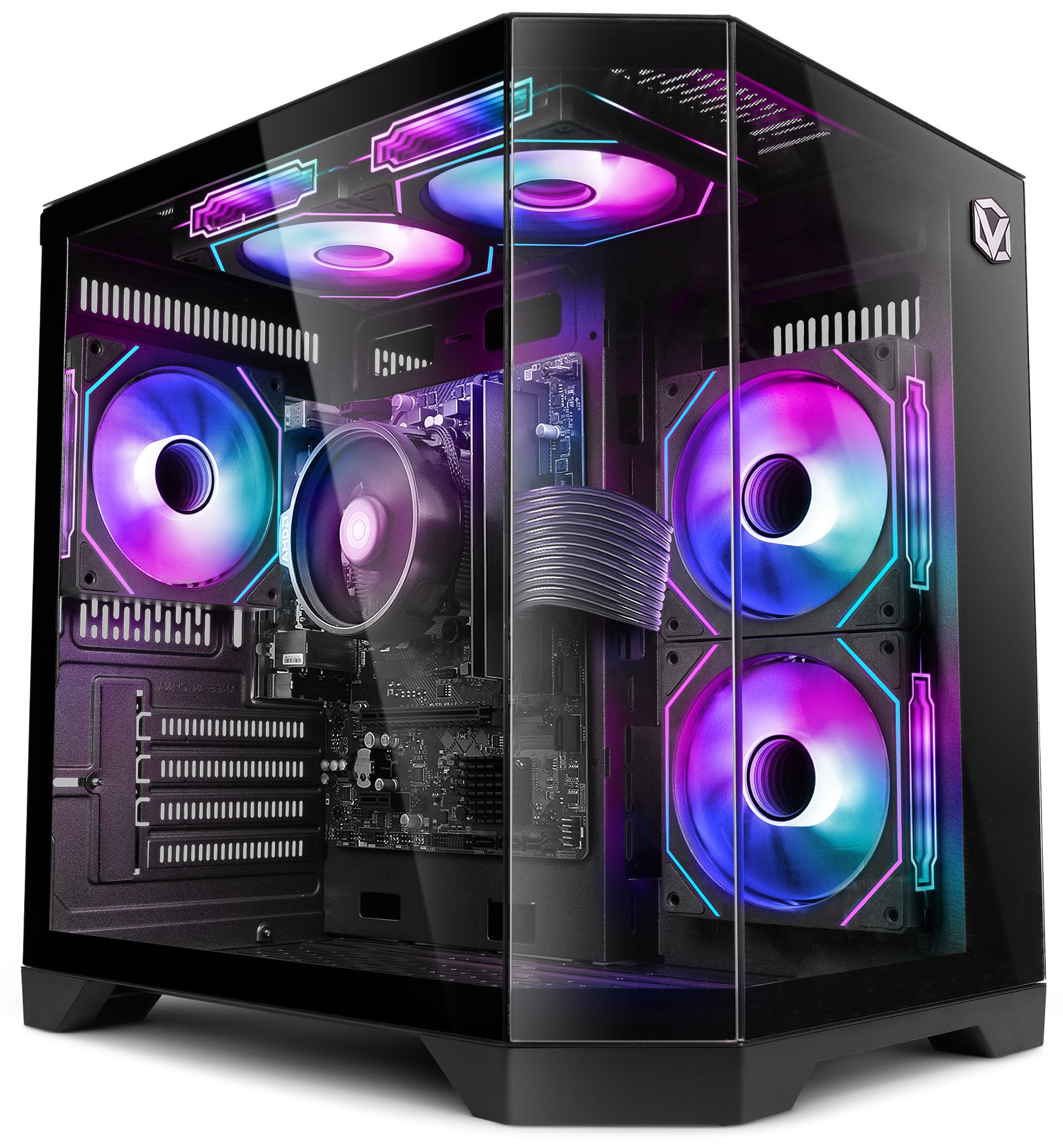 Vibox VI 17 PC Gamer AMD Ryzen 3200GE Processeur 4GHz Radeon Vega 8 Graphiques 8Go RAM SSD Windows 11 WiFi - vue 6