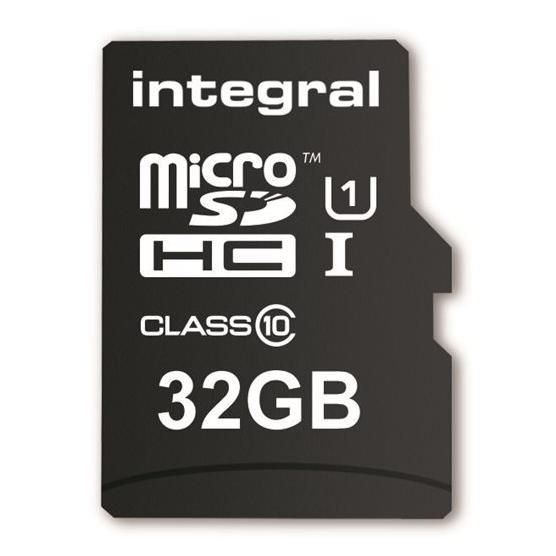 Integral Smartphone and Tablet Carte mémoire flash adaptateur microSDHC SD inclus e Class 10 microSDHC UHS I