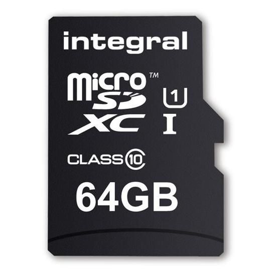 Integral INMSDX64G10 90U1 mémoire flash MicroSD UHS I Neuf - vue 2