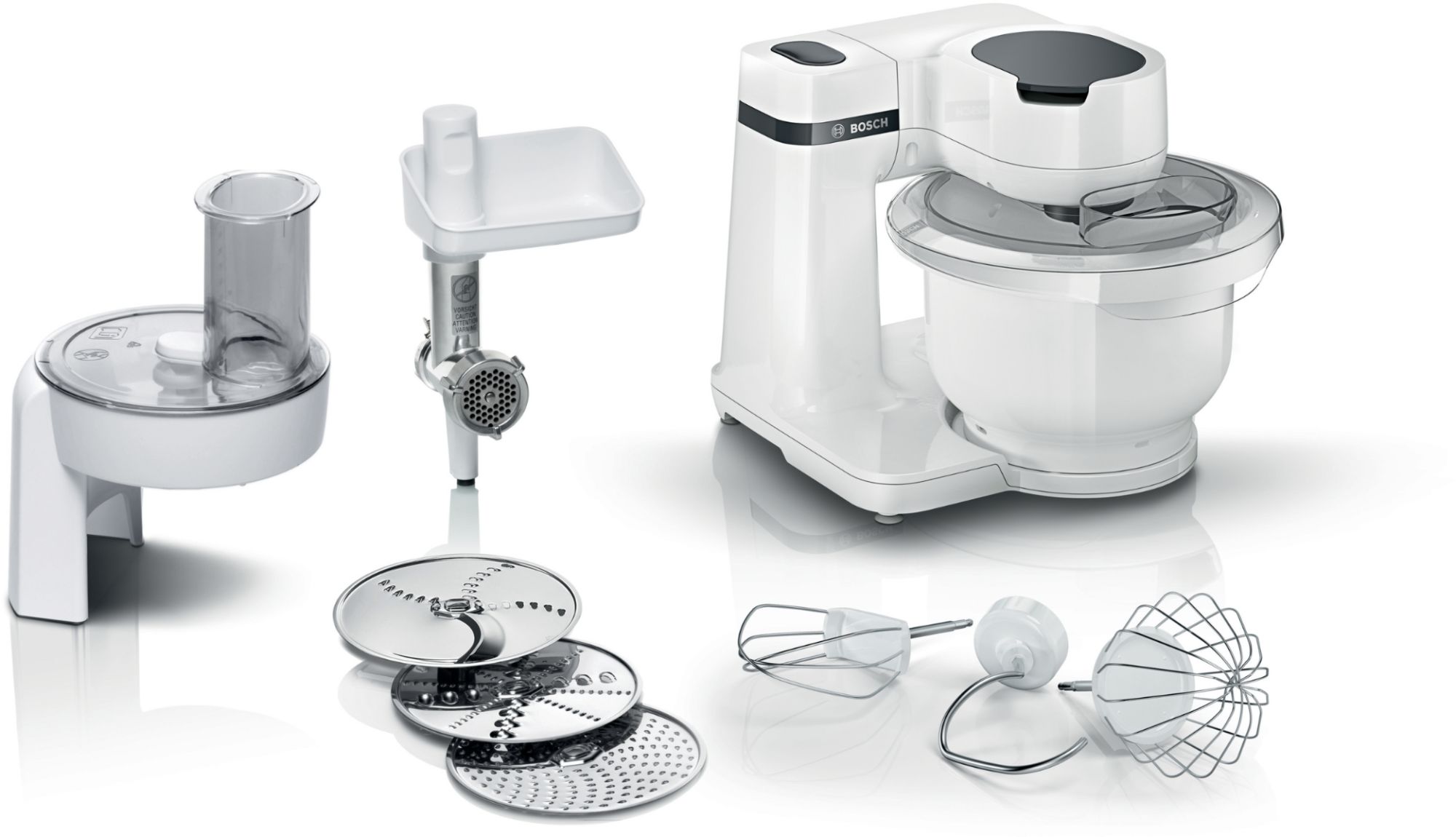 Robot pâtissier Serie 2 MUMS2AW21 4 vitesses 3 8 3 disques hachoir a viande Neuf - vue 4