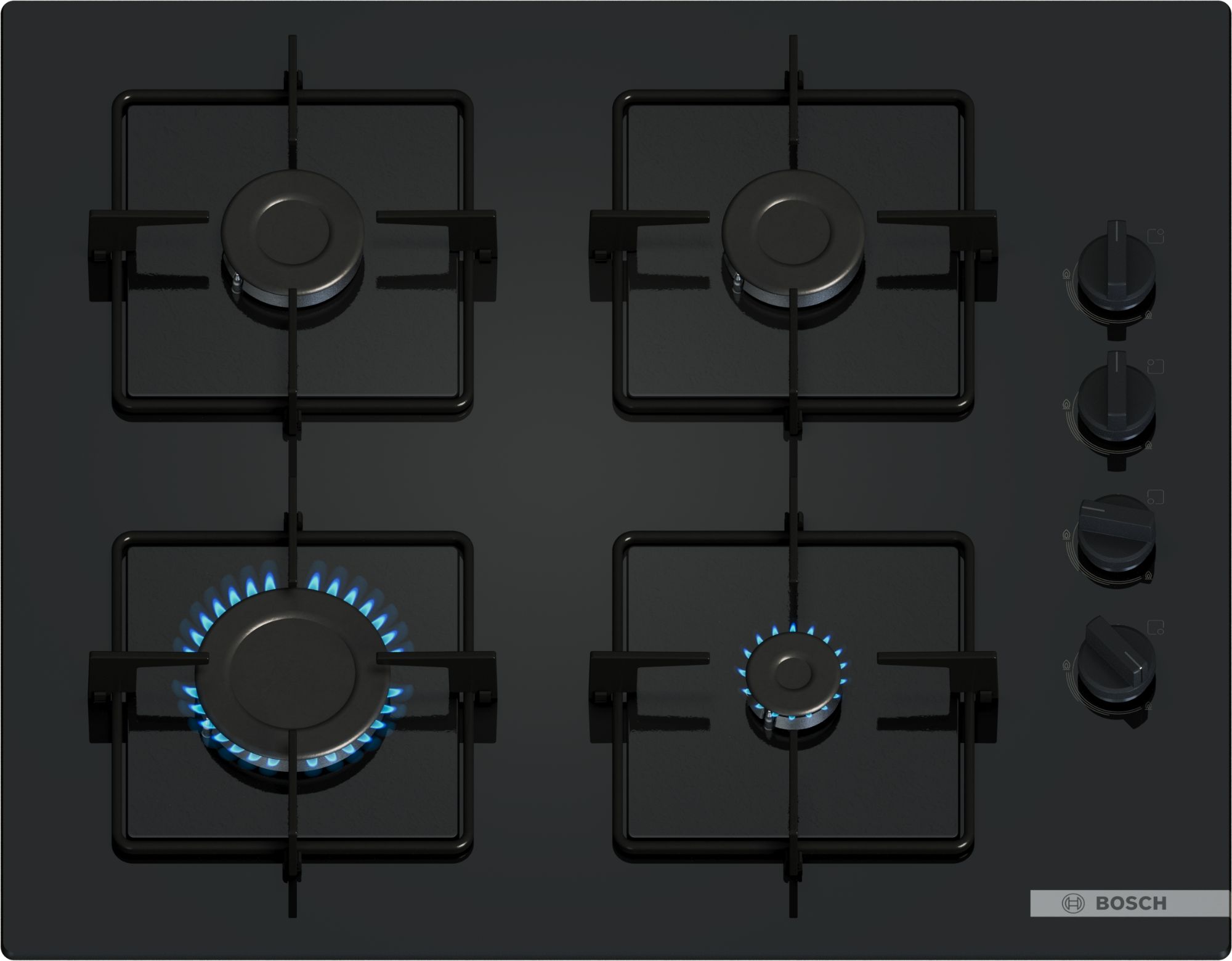 BOSCH Table de cuisson 4 feux vitrogaz POP6B6K30 - vue 5