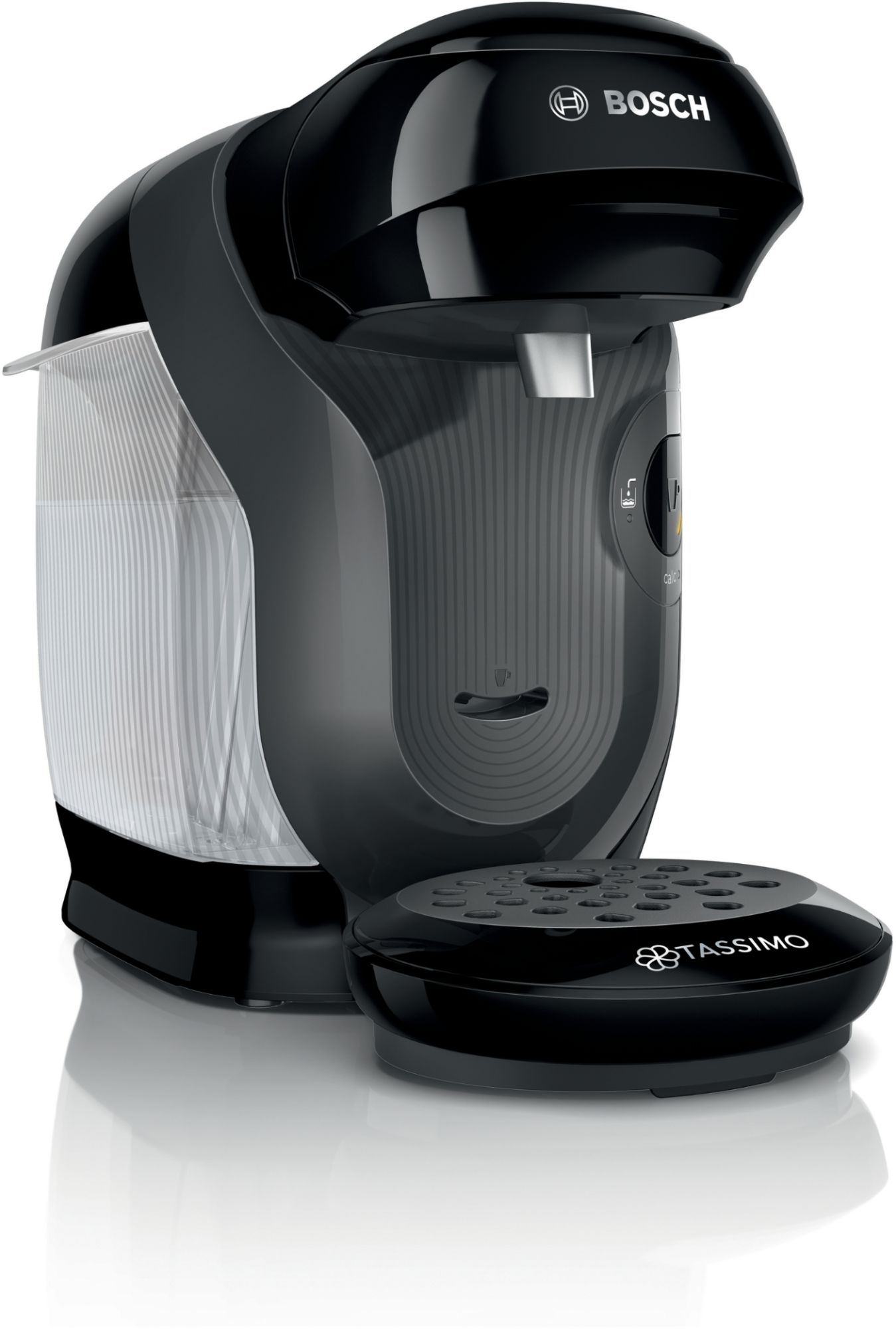 Machine multi-boissons Bosch TAS1102 - 1400 W - Café, Café crème, Cappuccino, Chocolat chaud, Espresso, Lait chaud, Latte Macchiato, Thé - Noir profond