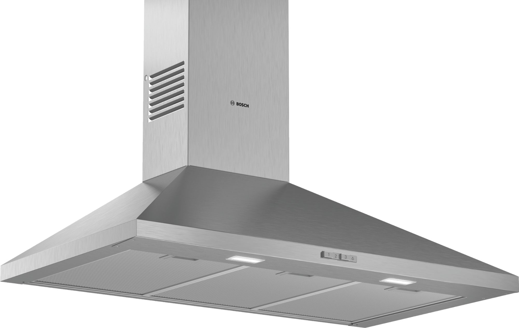 BOSCH Hotte décorative 90 cm inox 360 m3h DWP94BC50 - vue 3