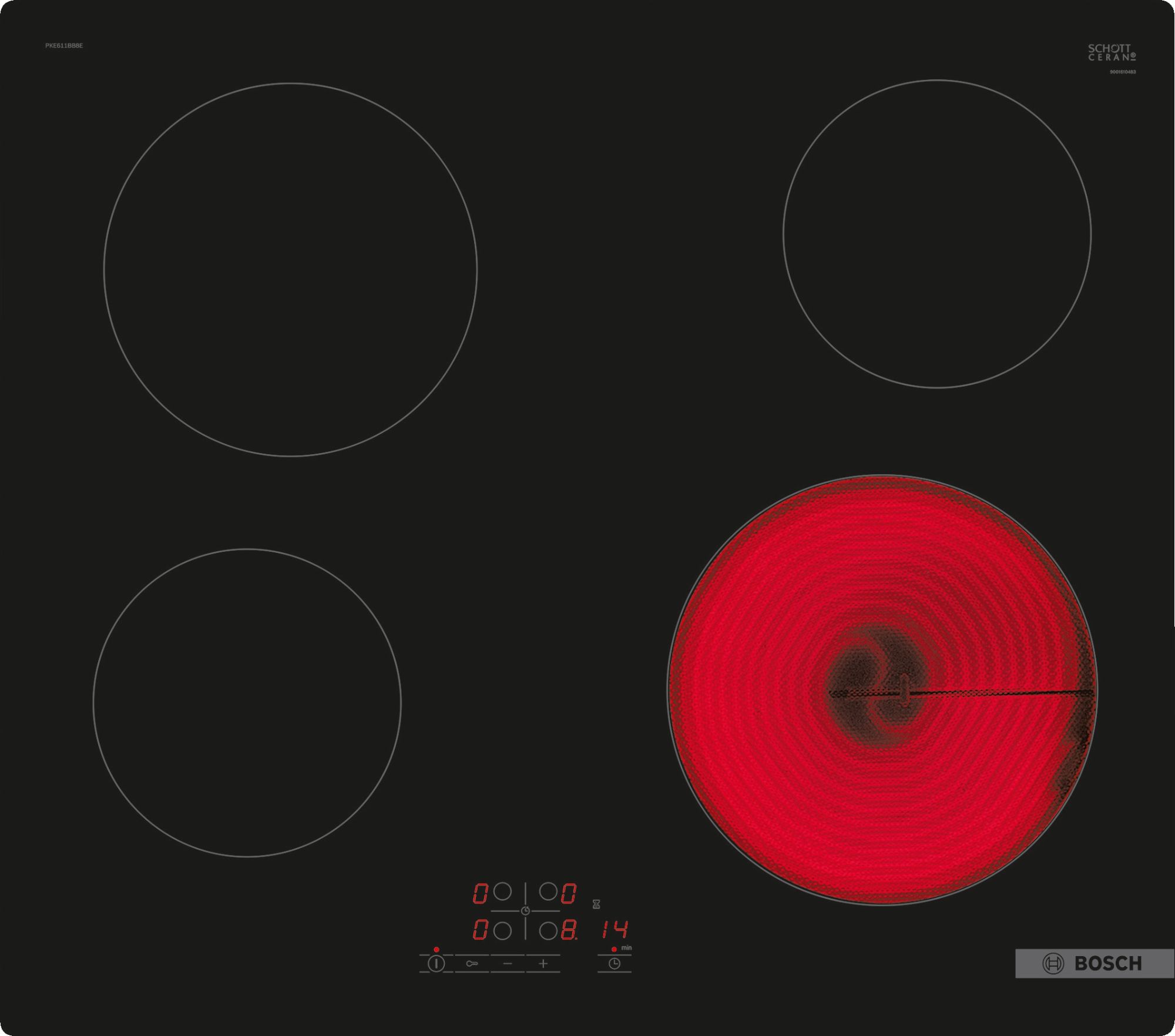 Bosch PKE611BB8E - vue 2