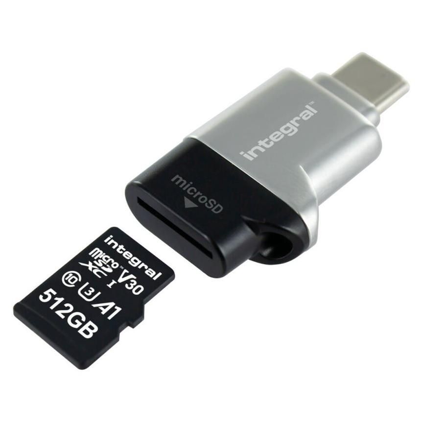 Integral Lecteur de carte microSD microSDHC UHS I microSDXC UHS I USB C 3.1 Gen 1