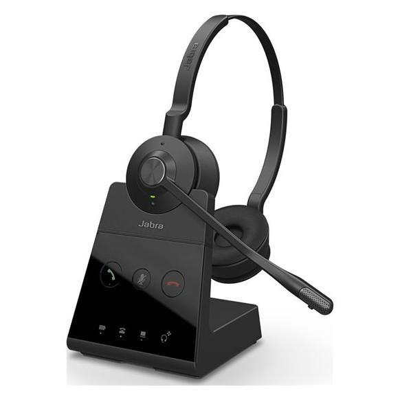 Jabra Engage 65 Casque DECT Stereo Casque Sans Fil Certifié Skype Entreprise avec Suppression Avancée du Bruit pour Téléphones Fixes et Softphones Version UE - vue 4