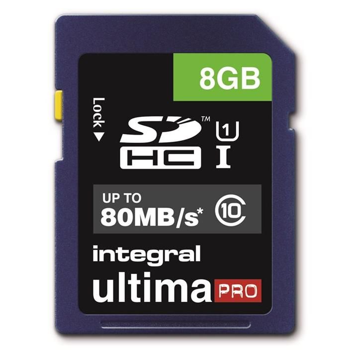 INTEGRAL SDHC 8 GO CL 1080 - vue 3