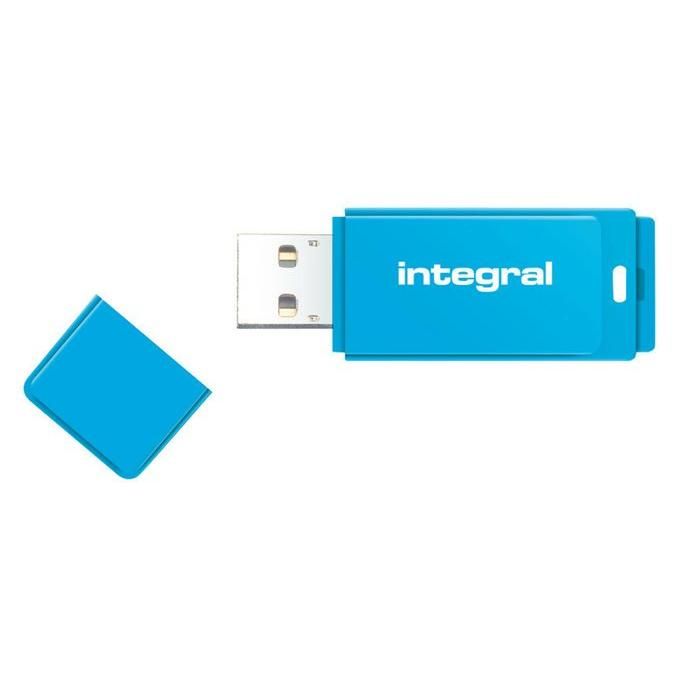 Integral Neon - Clé USB - 16 Go - USB 2.0 - bleu