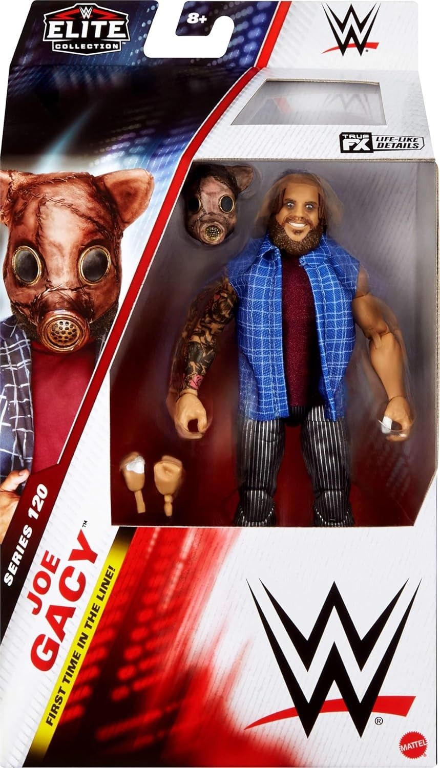 WWE Figurine articulée Élite Joe Gacy de 15 cm Serie 120