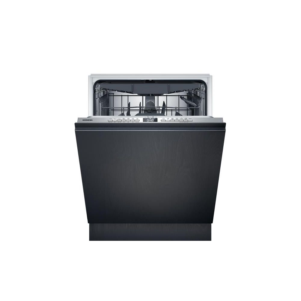 Siemens Lave vaisselle tout intégrable 60 cm. Classe énergie c. Home connect. 42 db. 14 couverts. 6 programmes. 5 options. Tiroir à couverts. Échangeur thermique sn63hx16ce