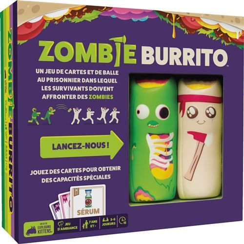 Jeu d’ambiance Asmodee Zombie Burrito - vue 2