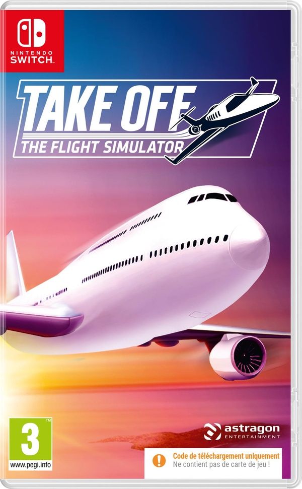 Take Off The Flight Simulator Jeu Nintendo Switch Code in a box