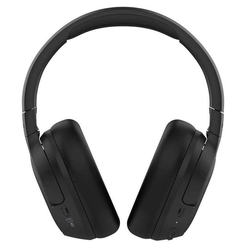 Belkin SoundForm Isolate - Écouteurs avec micro - circum-aural - Bluetooth - sans fil, filaire - Suppresseur de bruit actif - USB-C, jack 3,5mm - isolation acoustique - noir
