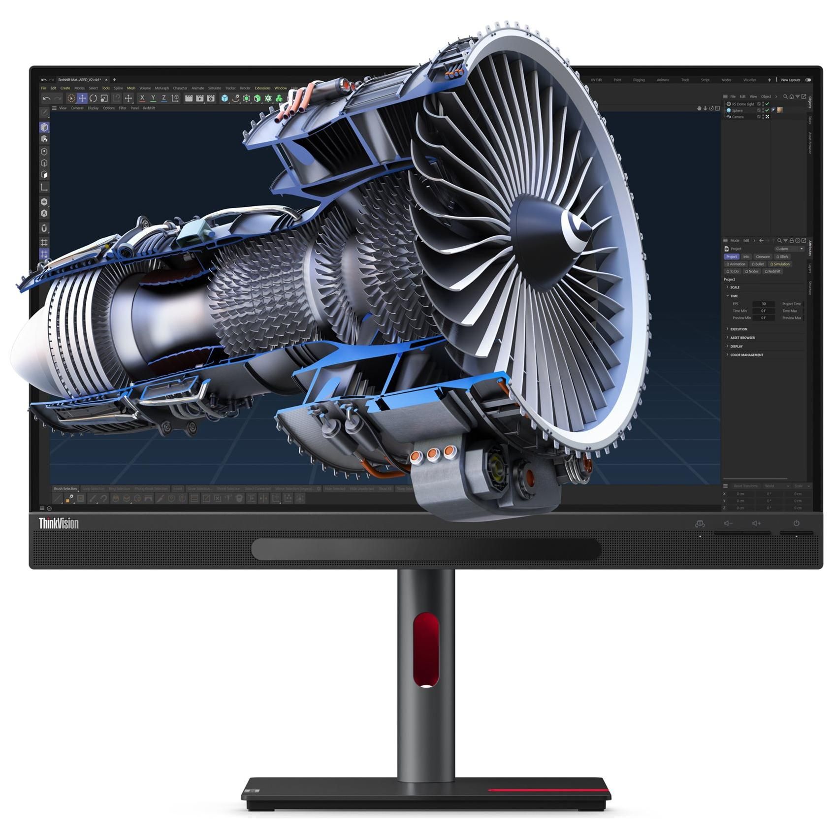 Lenovo ThinkVision 27 3D - Écran LED - 27 - 3840 x 2160 4K @ 60 Hz - IPS - 310 cd/m² - 1200:1 - HDR10 - 4 ms - HDMI, DisplayPort, USB-C - haut-parleurs - noir corbeau Lenovo ThinkVision 27 3D - Écran LED - 27 - 3840 x 2160 4K @ 60 Hz - IPS - 310 cd/m² - 1200:1 - HDR10 - 4 ms - HDMI, DisplayPort, USB-C - haut-parleurs - noir corbeau