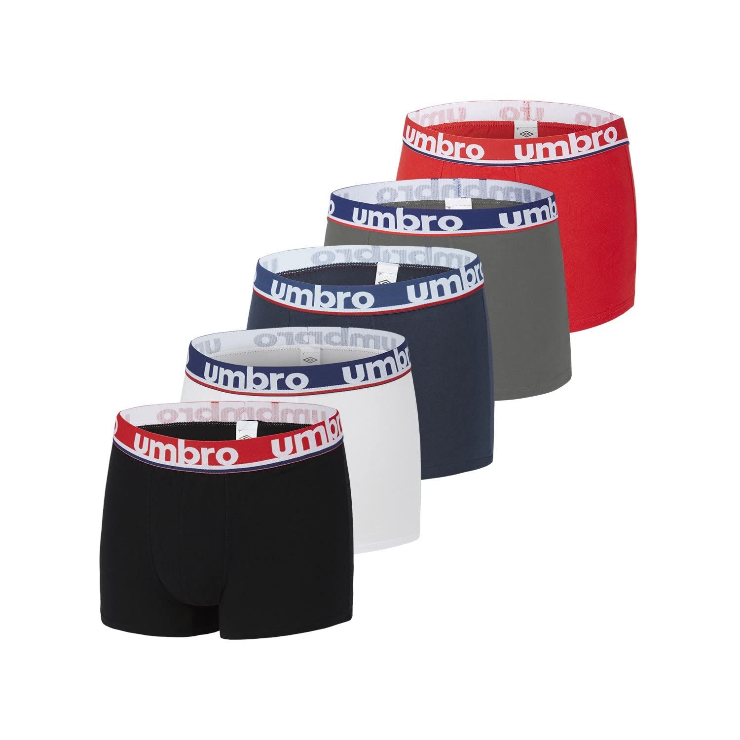 Boxers Umbro Lot de 5 Boxers coton homme uni EU - vue 2
