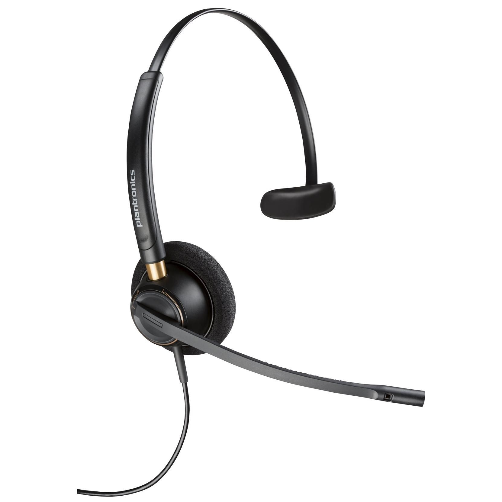 POLY Micro casque EncorePro monaural numérique avec fonction Quick Disconnect TAA Neuf