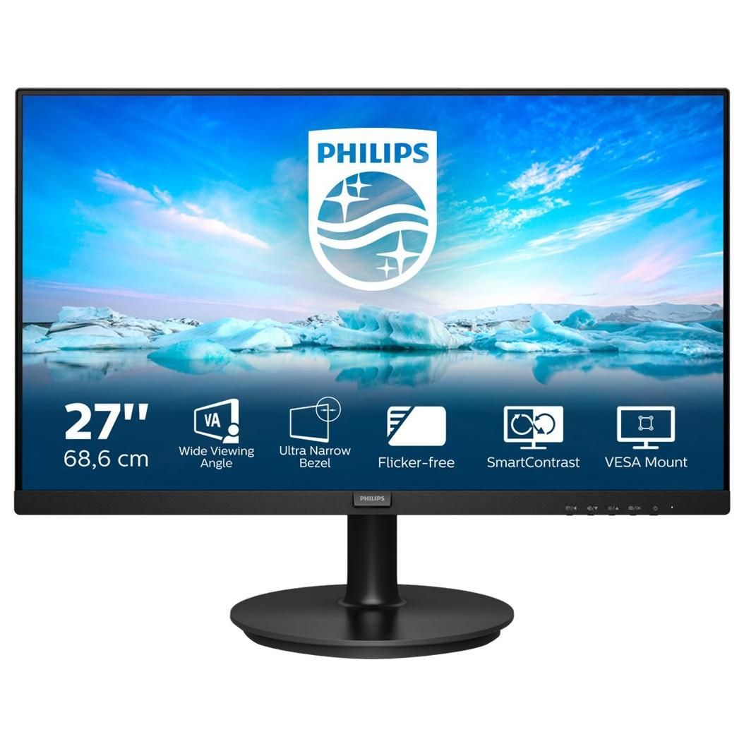 Philips Écran 271V8L 68 cm 27 Pouces VGA HDMI 1920x1080 px 75 Hz FreeSync - vue 6