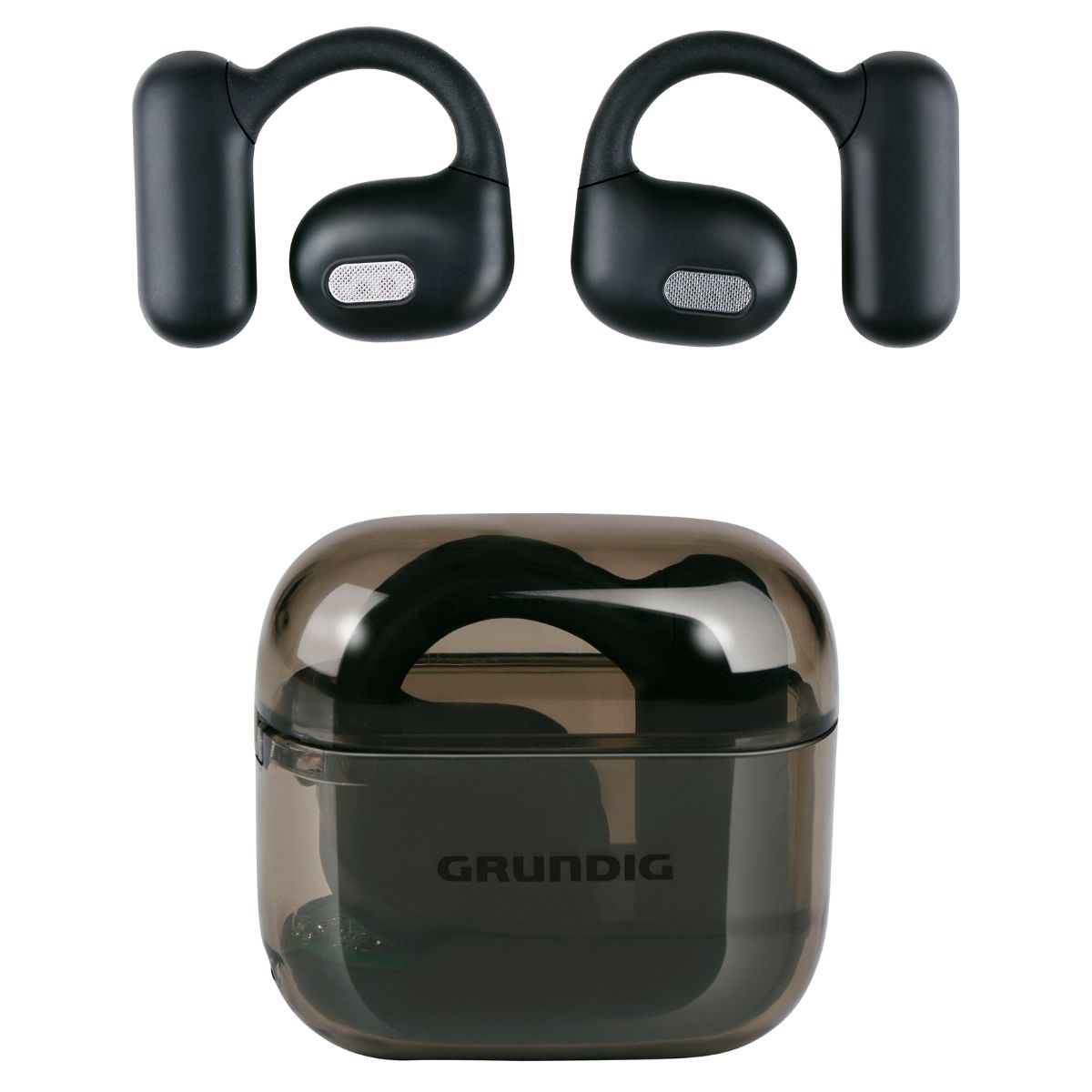 Grundig Écouteurs Bluetooth Sans Fil OWS Ecouteurs Sans Fil Avec Boîtier Recharge Earbuds Bluetooth USB C 4h Autonomie Fixation Sécurisée