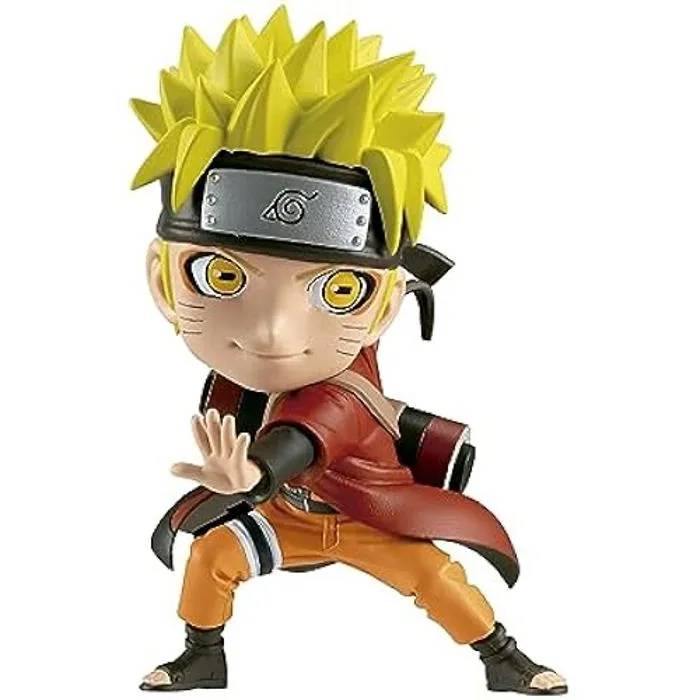 Figurine BANDAI VE63383 Naruto Uzumaki 8 cm Kawaii Plusieurs Couleurs