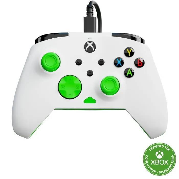 Manette de jeu - Xbox Series XS, Xbox One et PC - Rematch Core - RGB - Filaire - Blanc / Vert - TURTLE BEACH Manette de jeu - Xbox Series XS, Xbox One et PC - Rematch Core - RGB - Filaire - Blanc / Vert - TURTLE BEACH