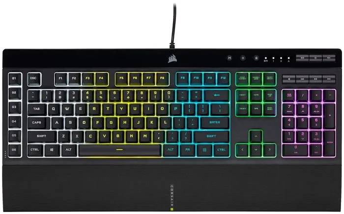 Clavier d'ordinateur Corsair 15666435 K55 RGB Pro Clavier USB QWERTY Anglais - vue 3