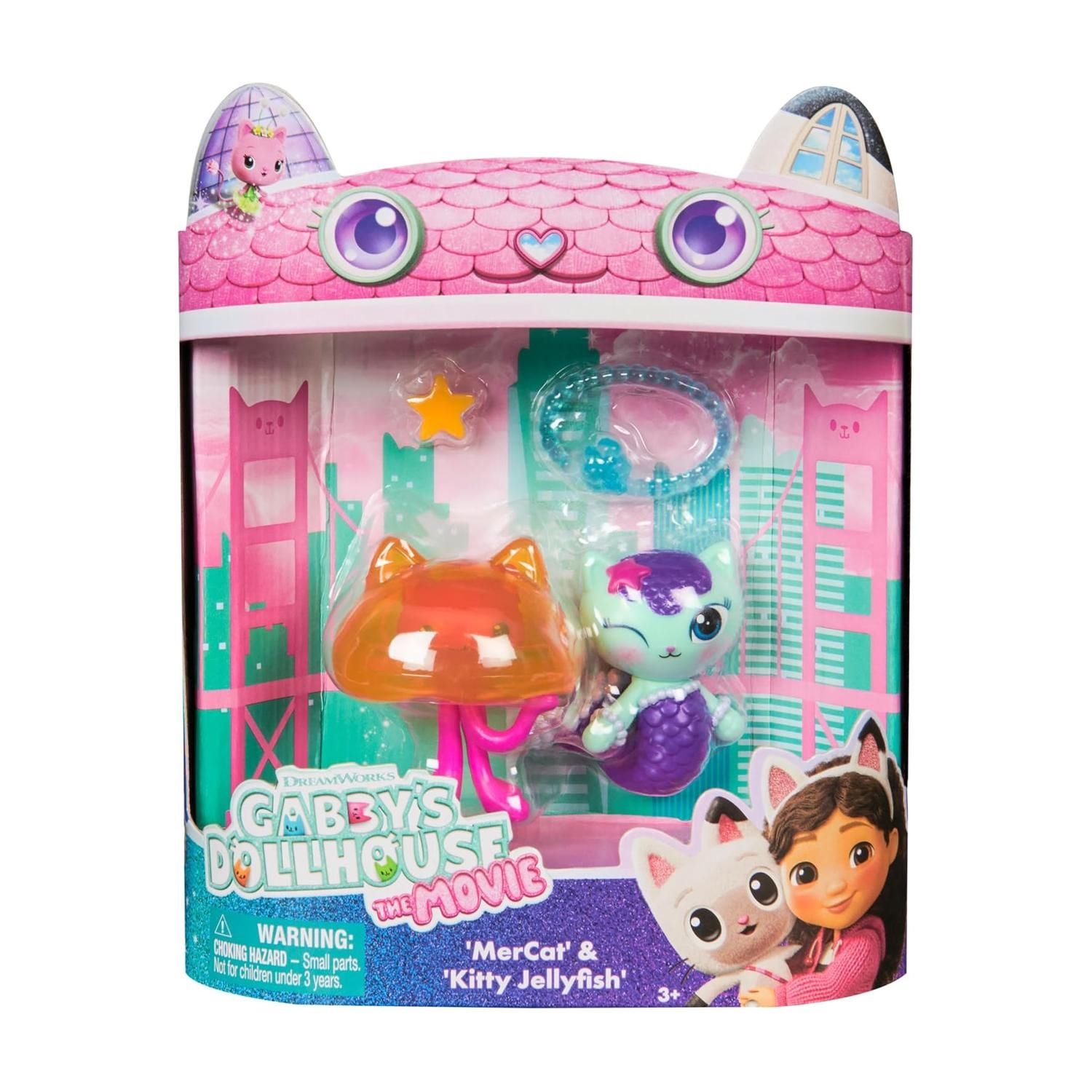 Gabby' Dollhouse Movie Lot de 2 figurines Aquarium