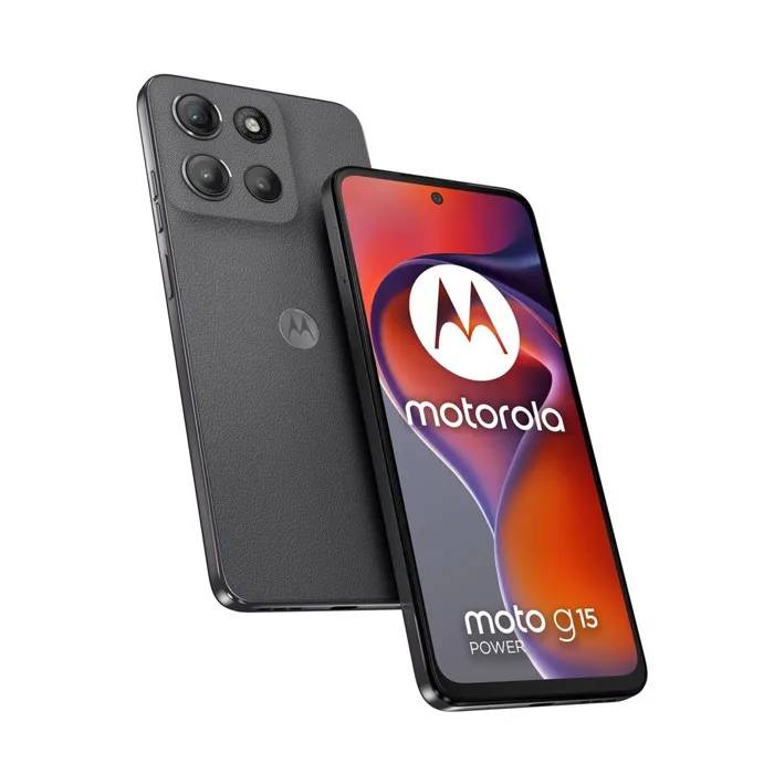 Smartphone Motorola Moto G15 Power 8 Go/256 Go Gris Gravité (PB6G0001PL)