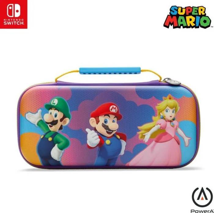 Étui - POWERA - NSCS0302-01 - Nintendo SWITCH / LITE / OLED - Rouge - Protection Mixte