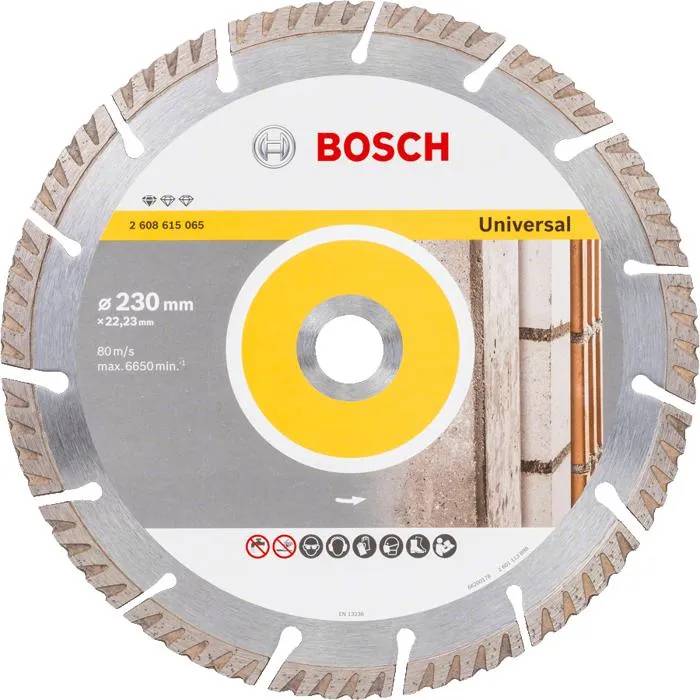 Disque à tronçonner diamanté BOSCH Universal turbo eco 230 mm Alésage 2222 mm Métal - vue 2