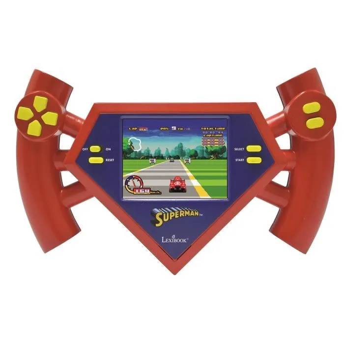 Superman Cyber Arcade Motion ® Console Portable avec contrôle gestuel écran LCD couleur 2.8 et 50 jeux inclus