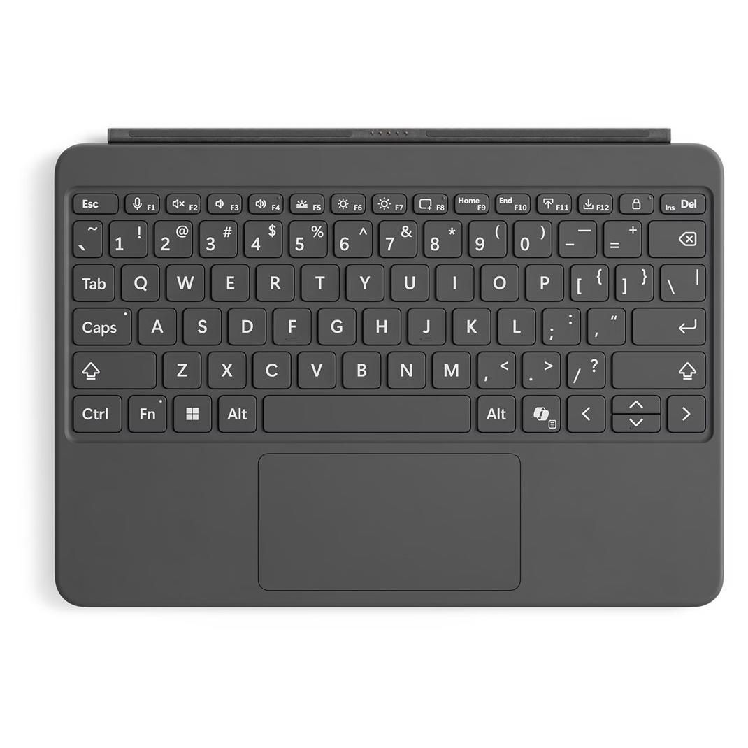 Microsoft Clavier Signature pour Surface Pro - 12-inch - clavier - avec pavé tactile, accéléromètre - rétroéclairé - dock magnétique - AZERTY - Français - ardoise - 73 % de fibres à base de bois recyclé - pour Surface Pro