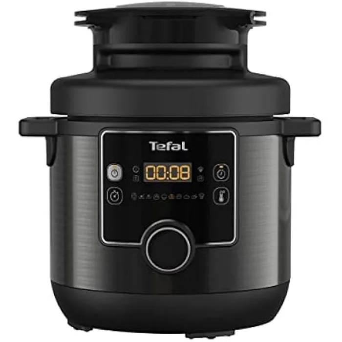 Multicuiseur - TEFAL - CY7788 - Autocuiseur et friteuse à air - 14 programmes automatiques - Noir