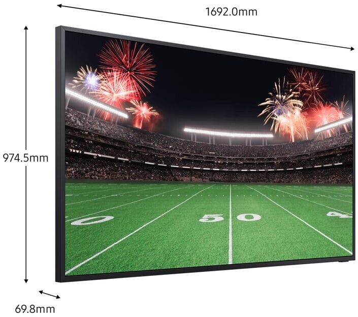TV Neo QLED Samsung The Terrace TQ75LST7D 189 cm 4K UHD 2025 - vue 7