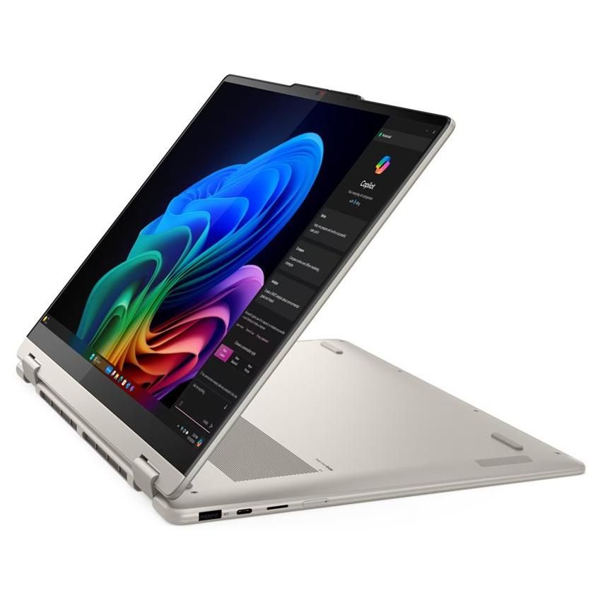 PC 2 en 1 Lenovo Yoga 7 16AKP10 16'' OLED 2.8k 120 Hz écran tactile AMD Ryzen™ 7 AI RAM SSD sable - vue 2