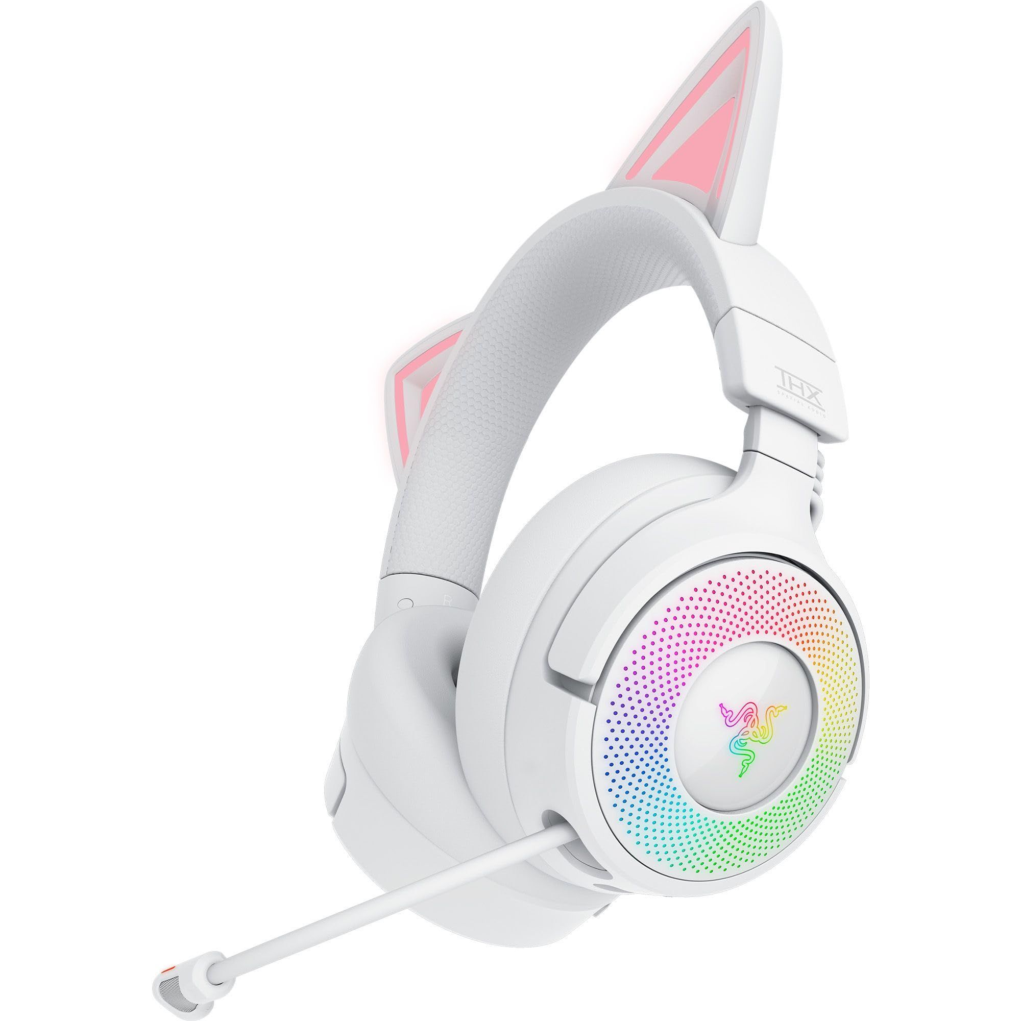 Casque gamer KRAKEN KITTY V3 PRO BLANC