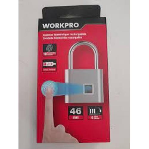 Cadenas Biométrique Rechargeable Workpro