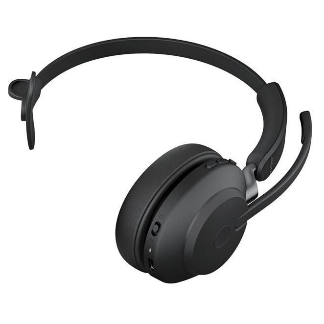 Jabra Evolve2 65 UC Mono Micro casque sur oreille convertible Bluetooth sans fil USB A isolation acoustique - vue 2