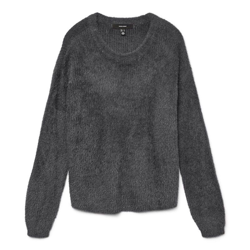 pull en maille puff col rond femme vero moda