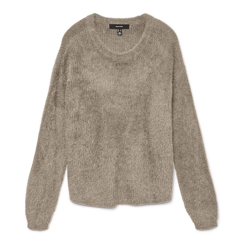 pull en maille puff col rond femme vero moda