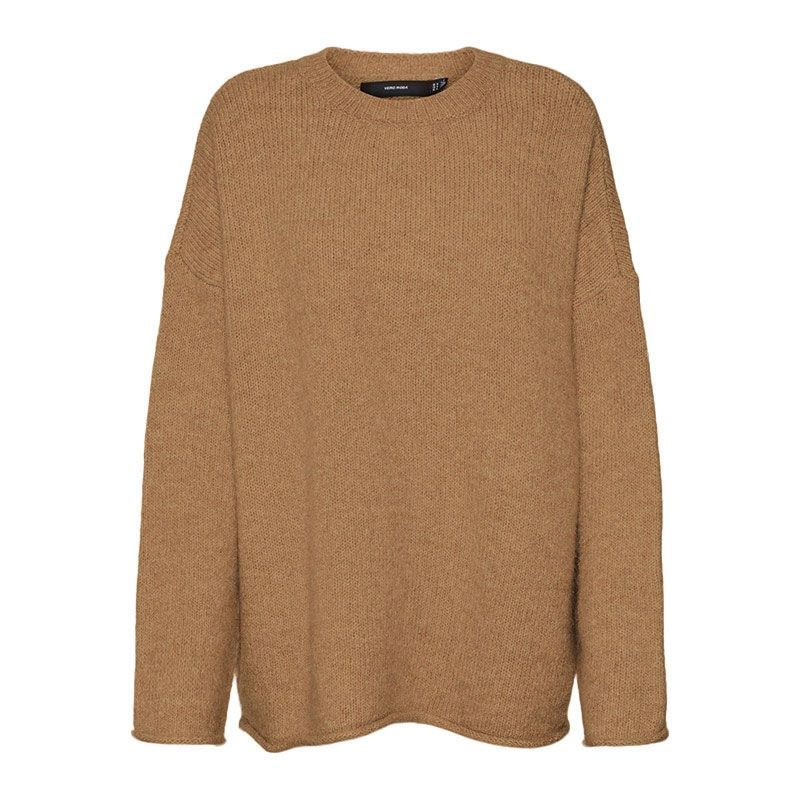VERO MODA Vmnoelle Ls O Neck GA Boo Pull Tricot Minkdétail : chiné Femme - vue 2