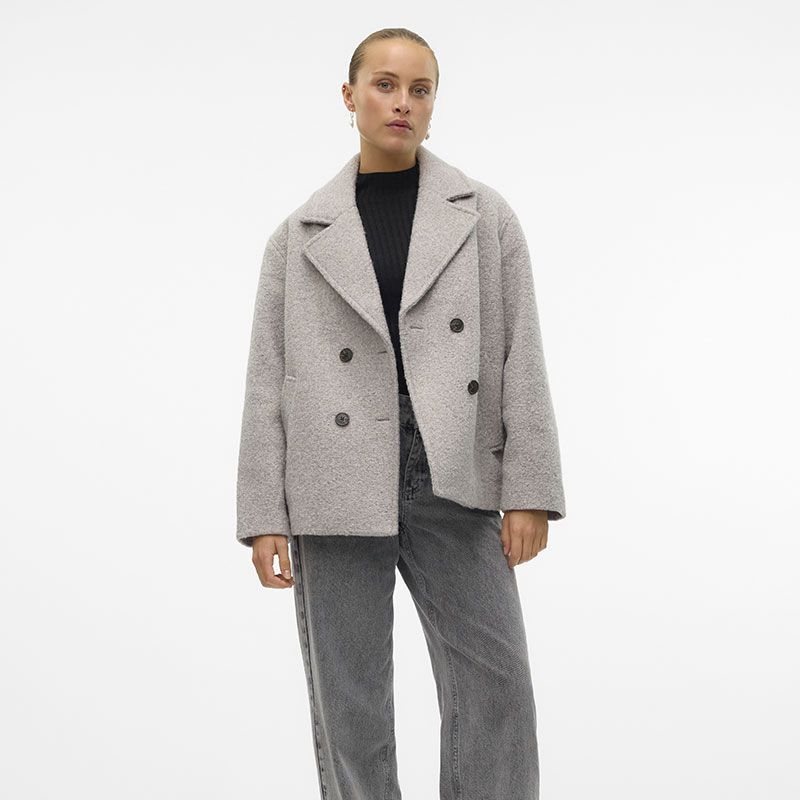 caban elite bella doux avec col à revers femme vero moda