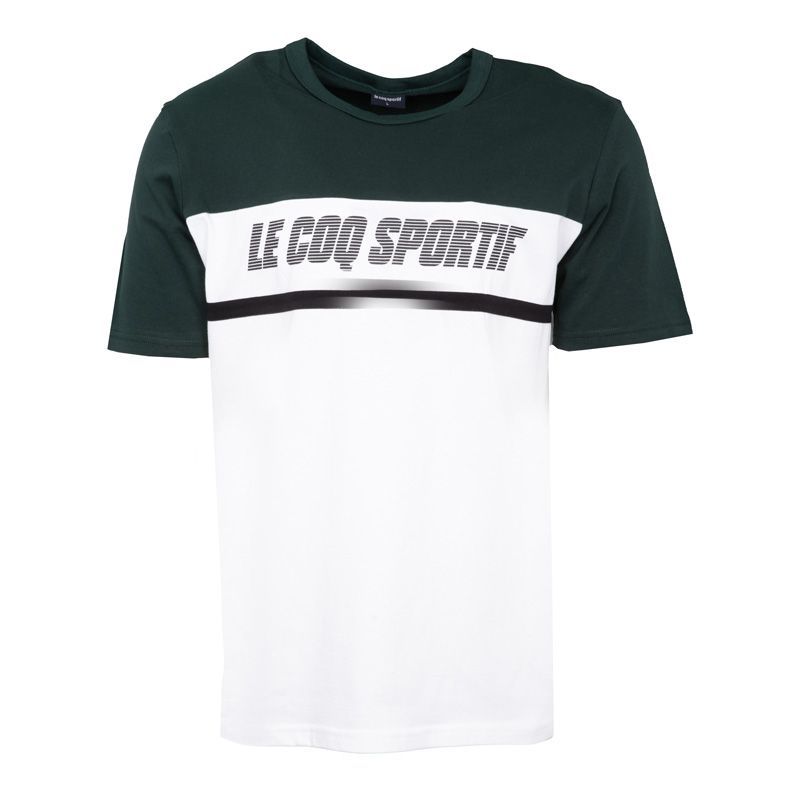tee shirt scarab bicolore homme le coq sportif - XL