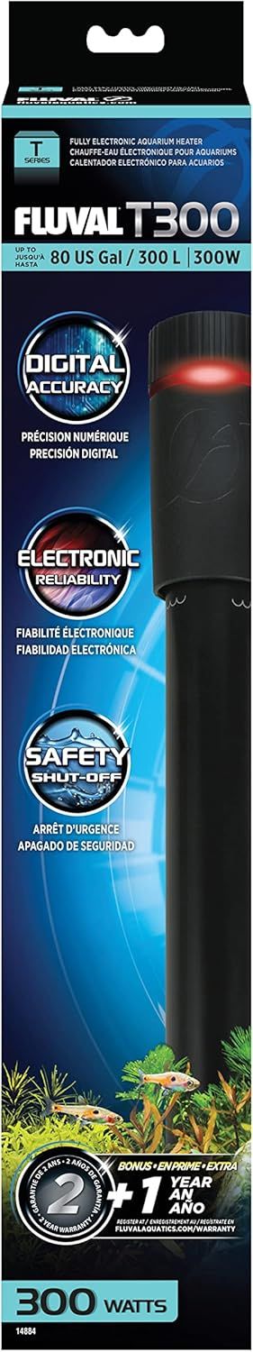 Comparer les prix de Chauffage Électronique T300 Pour Aquariums D'eau Douce Jusqu'à 20 Litres.