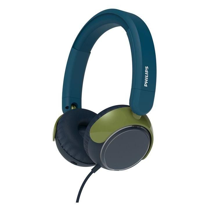 Philips TAK2000CT - Écouteurs avec micro - montage sur l'oreille - filaire - crystal blue-green Philips TAK2000CT - Écouteurs avec micro - montage sur l'oreille - filaire - crystal blue-green