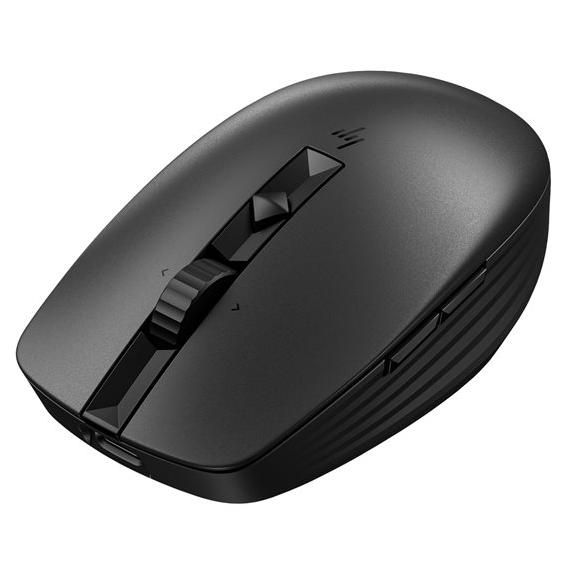 HP 710 - Souris - rechargeable - 7 boutons - sans fil - Bluetooth 5.3, 2.4 GHz - récepteur sans fil USB - noir HP 710 - Souris - rechargeable - 7 boutons - sans fil - Bluetooth 5.3, 2.4 GHz - récepteur sans fil USB - noir