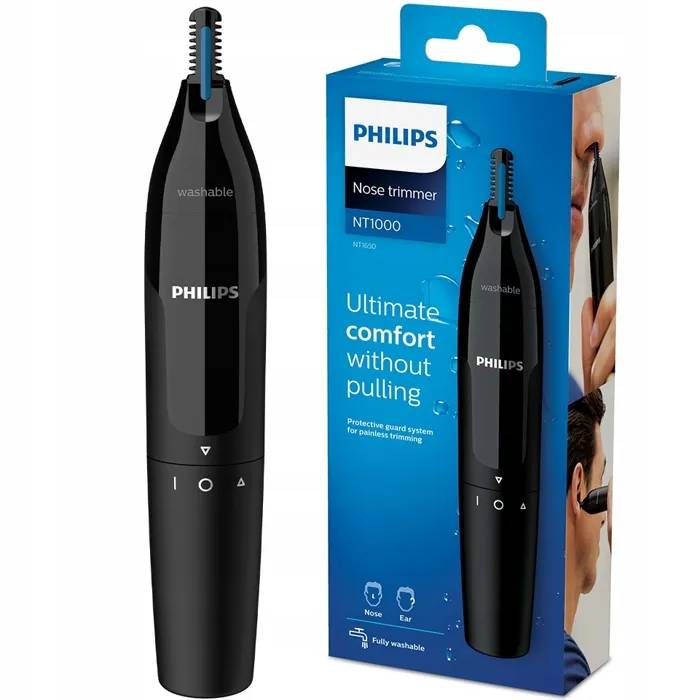 Tondeuse Nez Oreilles Sourcils Philips Nt1620 15 Waterproof Utilisation Humide Et Sèche