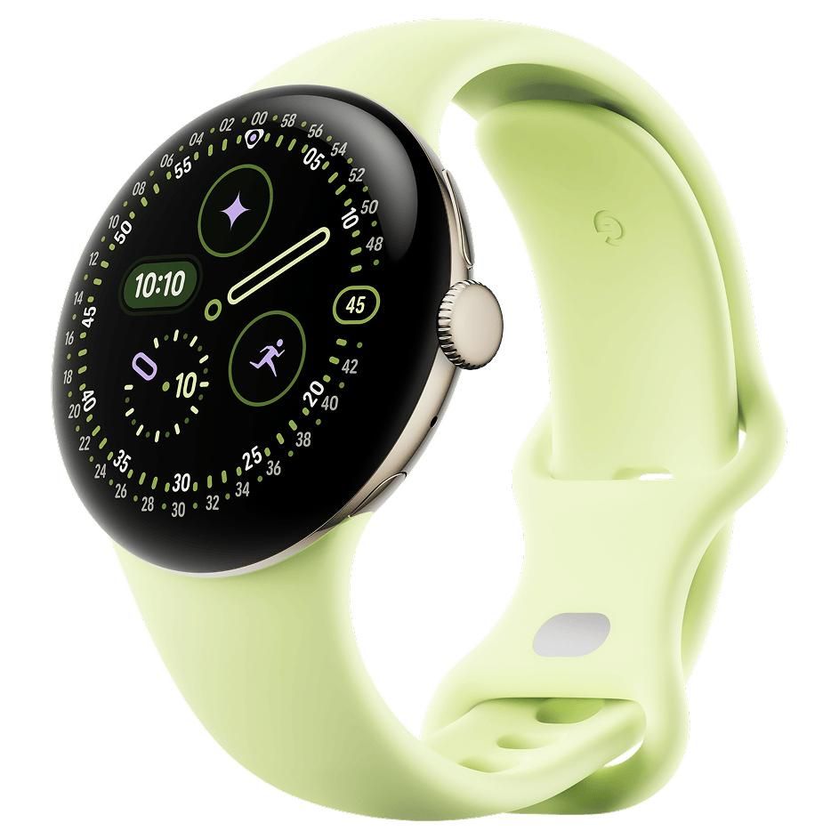Montre connectée Google Pixel Watch 4 - 41 mm GPS Vert Citron - Wifi