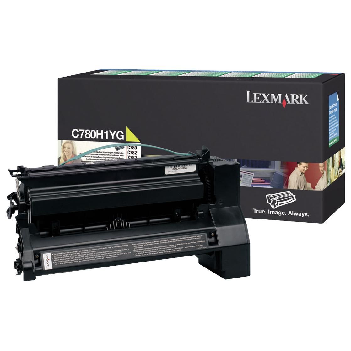 Lexmark À rendement élevé originale cartouche de toner LCCP LRP pour C780dn 780dtn 782dn 782dtn X782e MFP Page Plus Solution - vue 2