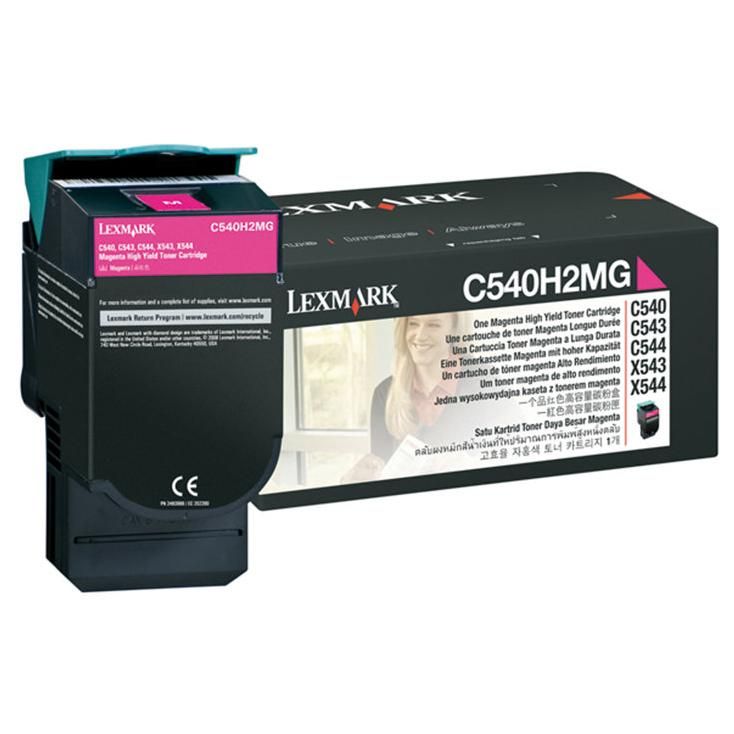 Lexmark À rendement élevé originale cartouche de toner LCCP pour Lexmark C540 C543 C544 C546 X543 X544 X546 X548